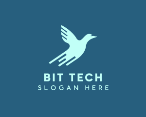 Blue Bird Tech logo design