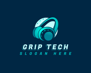 Tech Studio Headphone logo design