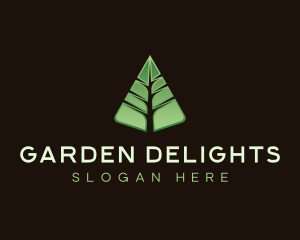 Leaf Garden Tree logo design