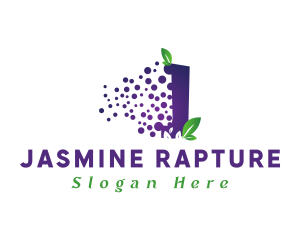 Grape Fruit Letter J logo design