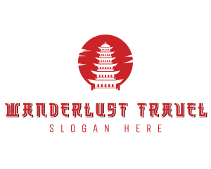 Asian Temple Tower Logo