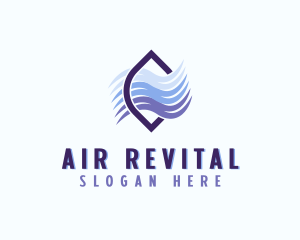 Wind Air Ventilation logo design