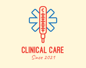 Medical Clinic Thermometer  logo