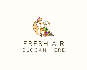 Fresh Harvest Basket logo design