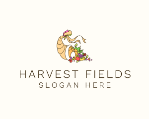 Fresh Harvest Basket logo design