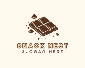 Sweet Chocolate Snack logo design