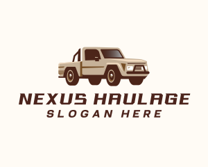 Pickup Truck Vehicle logo design