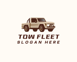 Pickup Truck Vehicle logo design