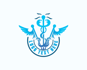 Staff - Medical Caduceus Healthcare logo design
