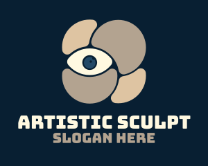 Artistic Abstract Eye logo design