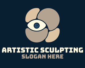 Artistic Abstract Eye logo design