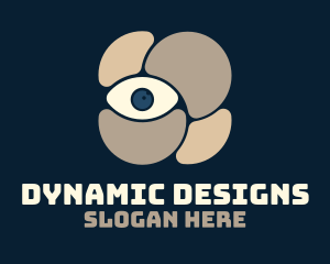 Artistic Abstract Eye logo