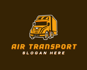 Express Transport Truck logo design