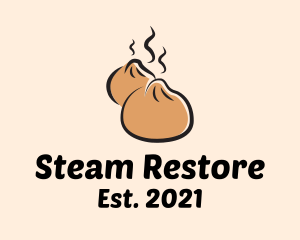 Asian Steam Buns logo design