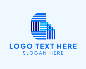 Modern Textile Letter G  logo