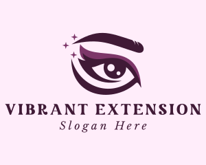 Purple Eye Makeup logo design