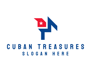 Cuba Star Flag logo