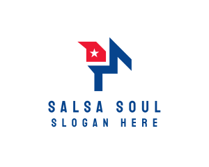 Cuba Star Flag logo