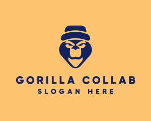 Angry Gorilla Face logo design