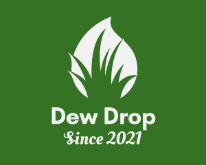 Grass Dew Drop logo design