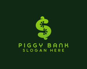 Frog Dollar Sign logo design