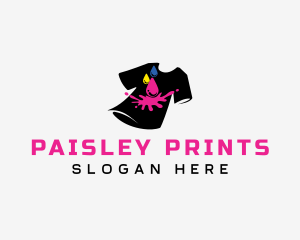 Paint Shirt Printing logo design