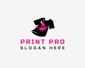 Paint Shirt Printing logo