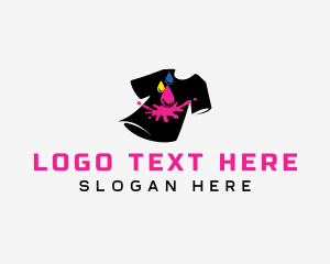 Printing - Paint Shirt Printing logo design