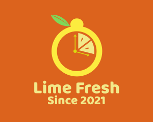 Lemon Clock Timer  logo design