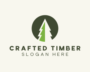 Pine Tree Forest logo design