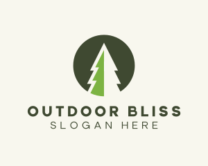 Pine Tree Forest logo design