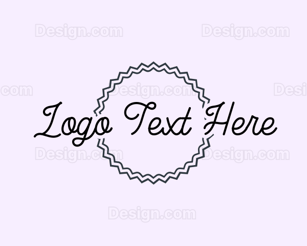 Cursive Business Wordmark Logo