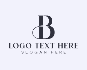 Boutique Hotel Business Letter B logo