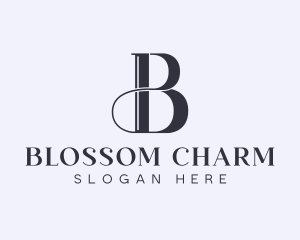 Boutique Hotel Business Letter B logo design