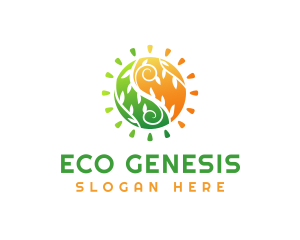 Natural Balance Eco logo design