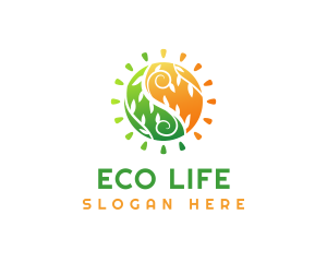 Natural Balance Eco logo design