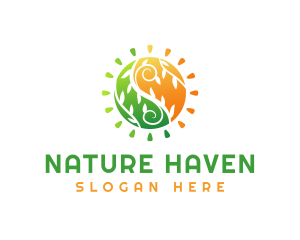 Natural Balance Eco logo design