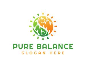 Natural Balance Eco logo design