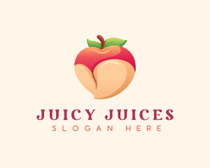Peach Naughty Sexy logo