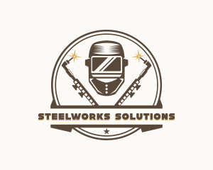 Welder Steelworks Fabrication logo design