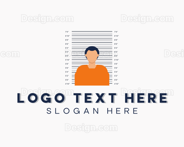 Prison Jail Male Inmate Logo