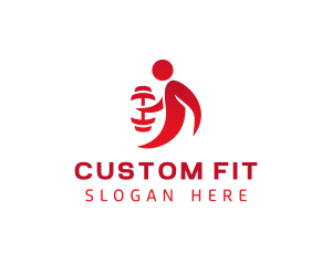 Strong Fitness Trainer logo design