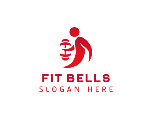 Strong Fitness Trainer logo design