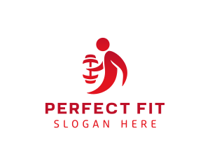 Strong Fitness Trainer logo design