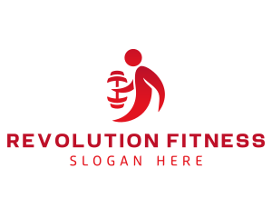 Strong Fitness Trainer logo design