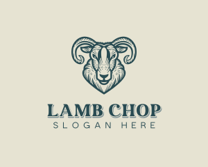 Ram Animals Livestock logo design