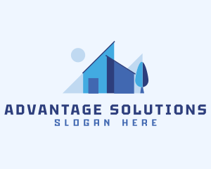 Apartment Roof House Logo