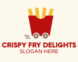 Fries Snack Cart logo design