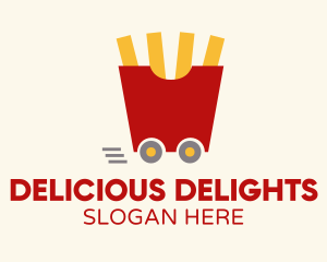 Fries Snack Cart logo design