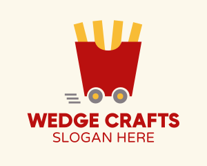 Fries Snack Cart logo design